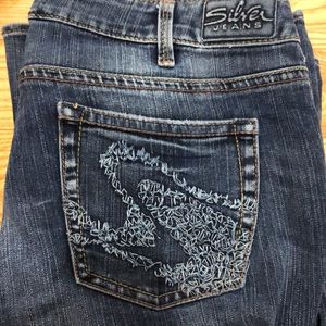 Aiko Bootcut Silver Jeans
